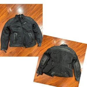 Harley-Davidson Black FXRG Jacket cowhide leather with armor & FXRG Liner size S